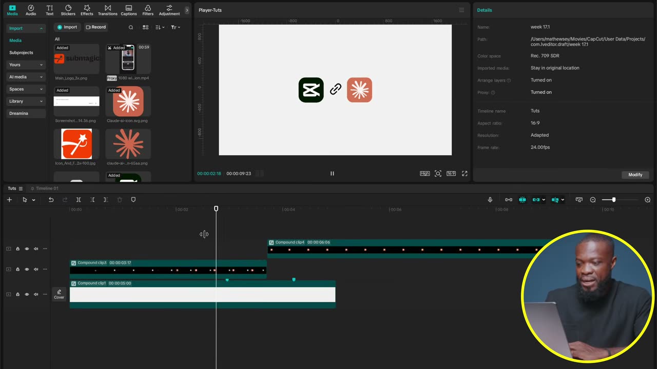 Trim no meio da animação: aqui nasce o morph