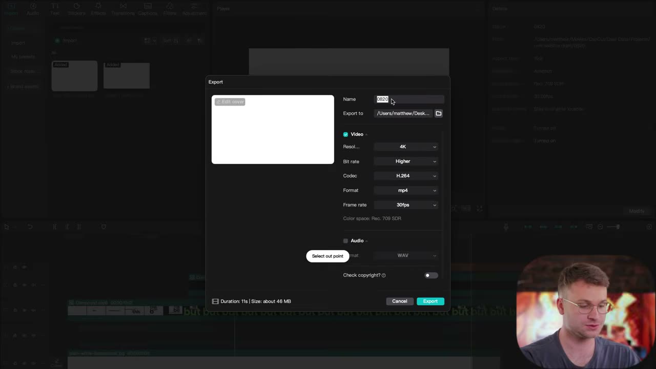 Export da sequência completa (phase two)
