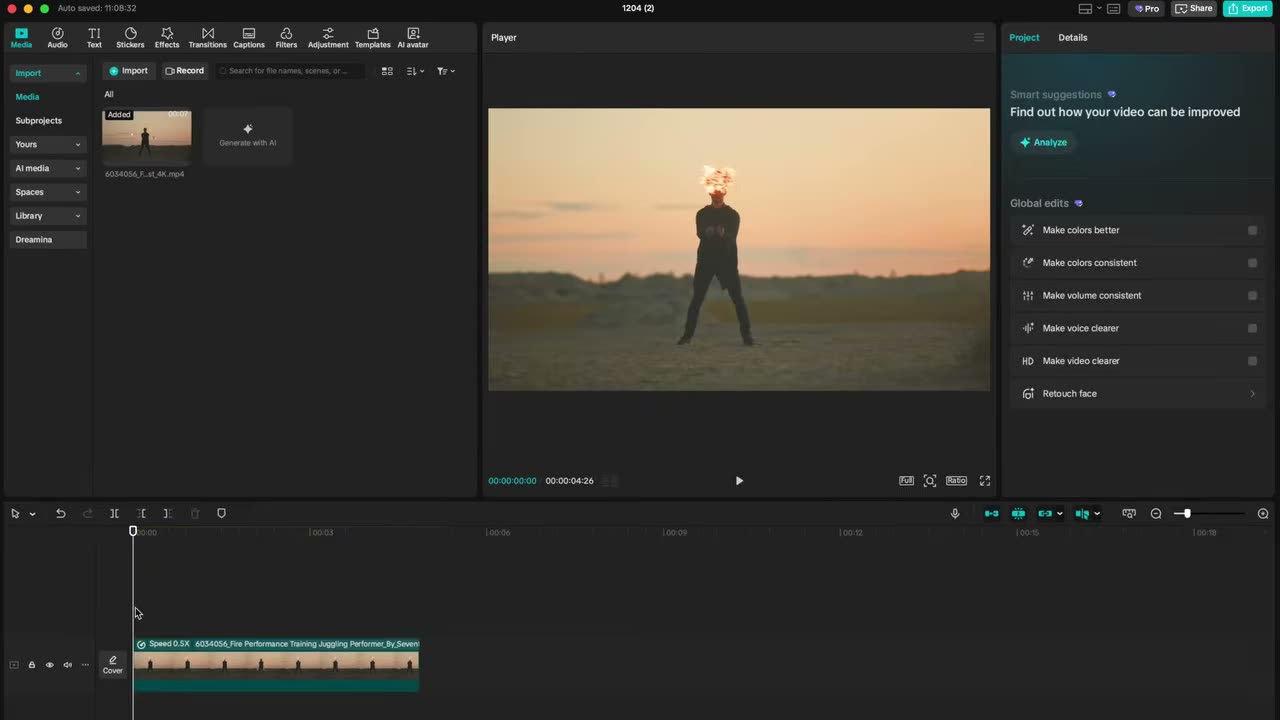 Slow motion fluido depois do Optical Flow
